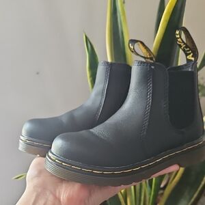 Dr. Martens Black Kids Boots